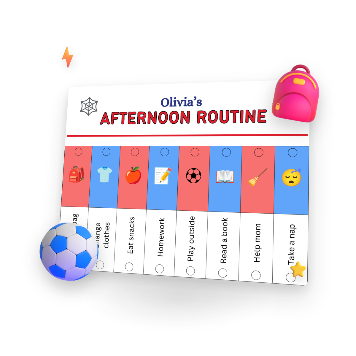 Kids Routine Charts — Complete Superhero Bundle (4 Charts + Rewards)